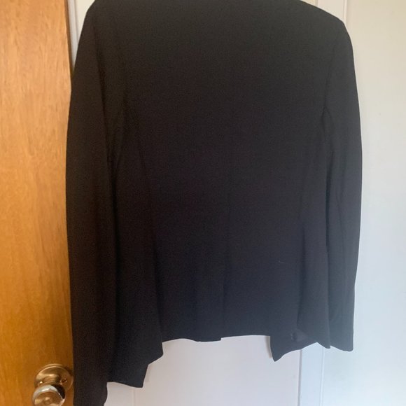 Black long-sleeve blazer - Picture 4 of 5